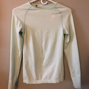 GYMSHARK COOL MINT LONG SLEEVE